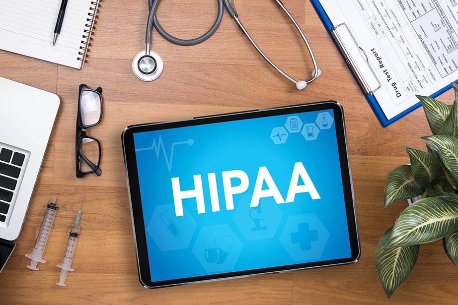 Hipaa,Professional,Doctor,Use,Computer,And,Medical,Equipment,All,Around,